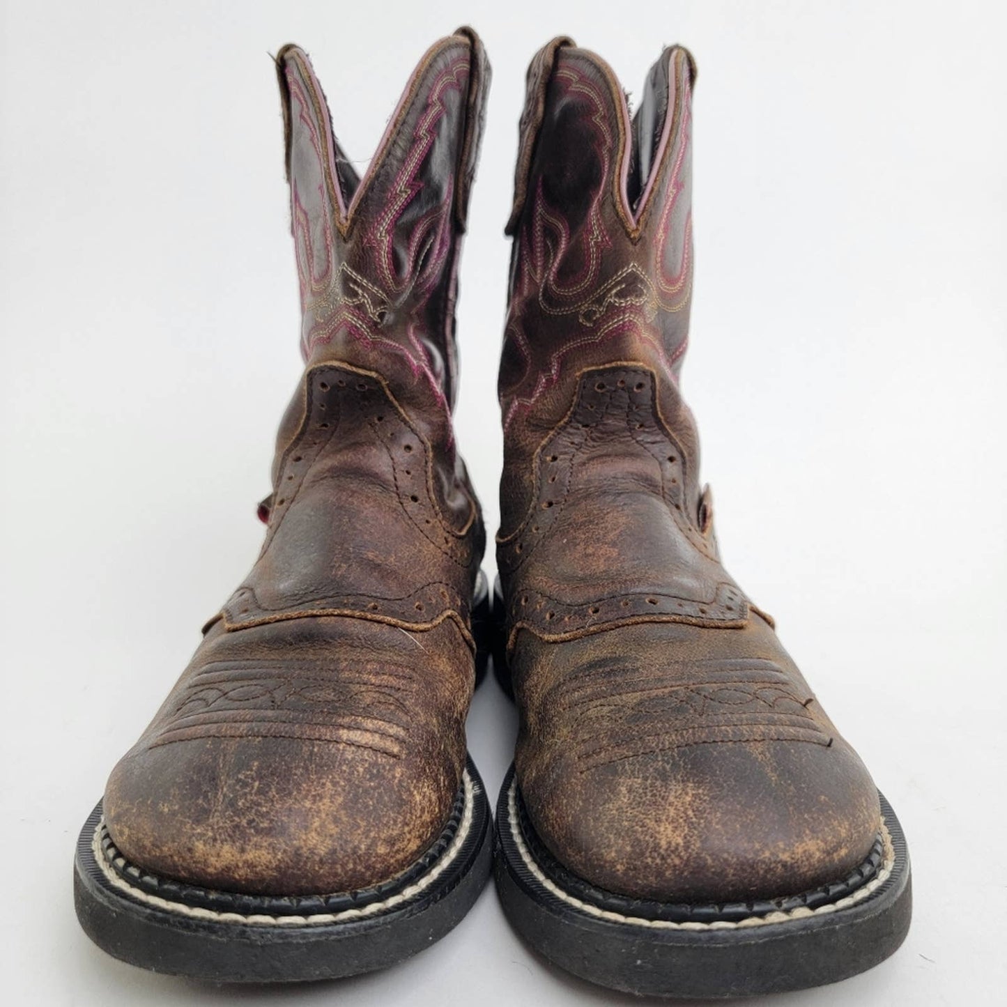 Justin Gypsy Gemma Aged Bark Western Cowboy Cowgirl Boots - 6.5