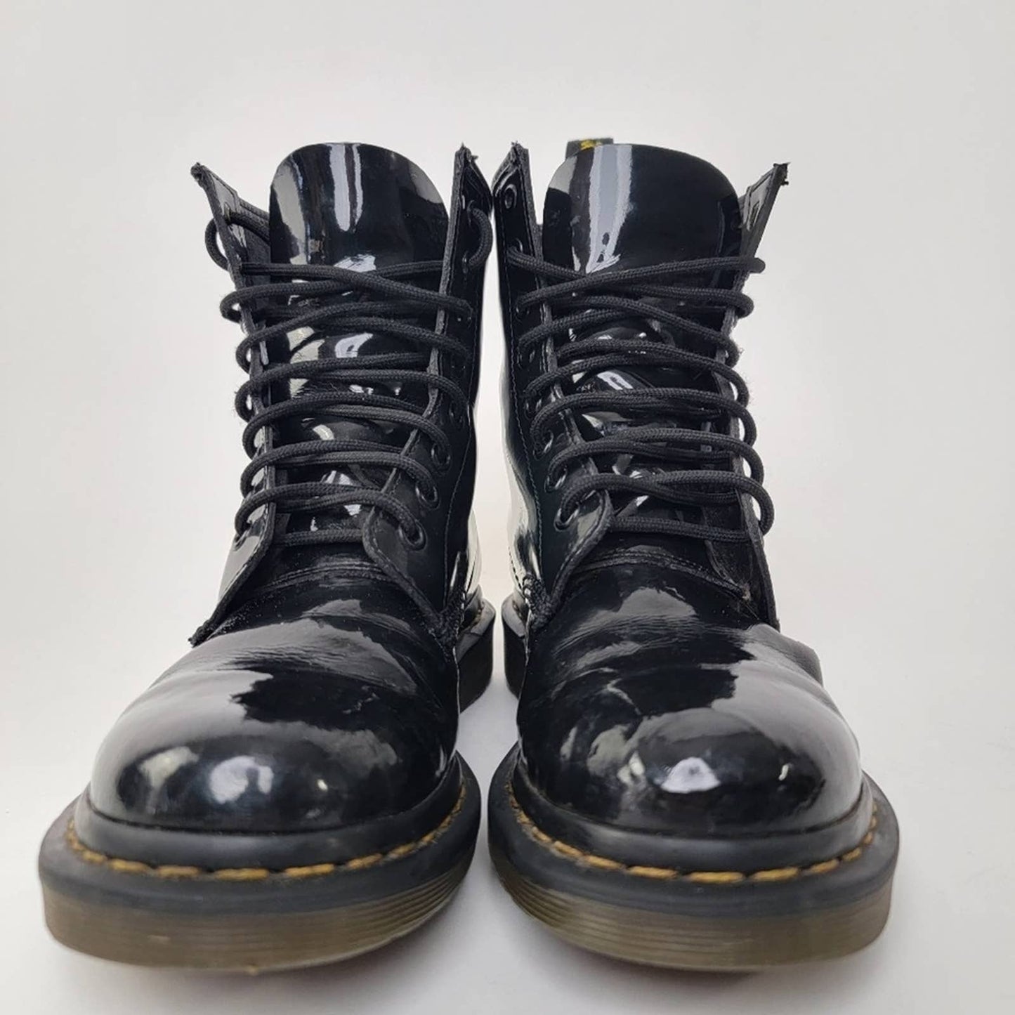 Dr. Martens 1460 Patent Leather Black Boots - 8