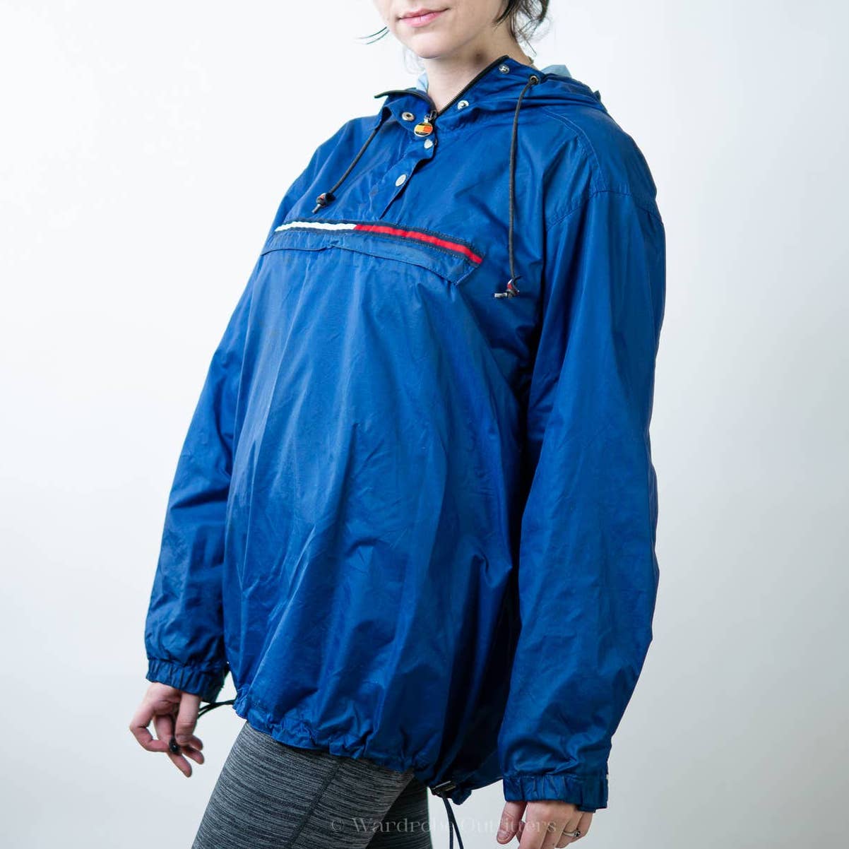 Vintage Y2K Tommy Hilfiger Windbreaker Rain Jacket - L