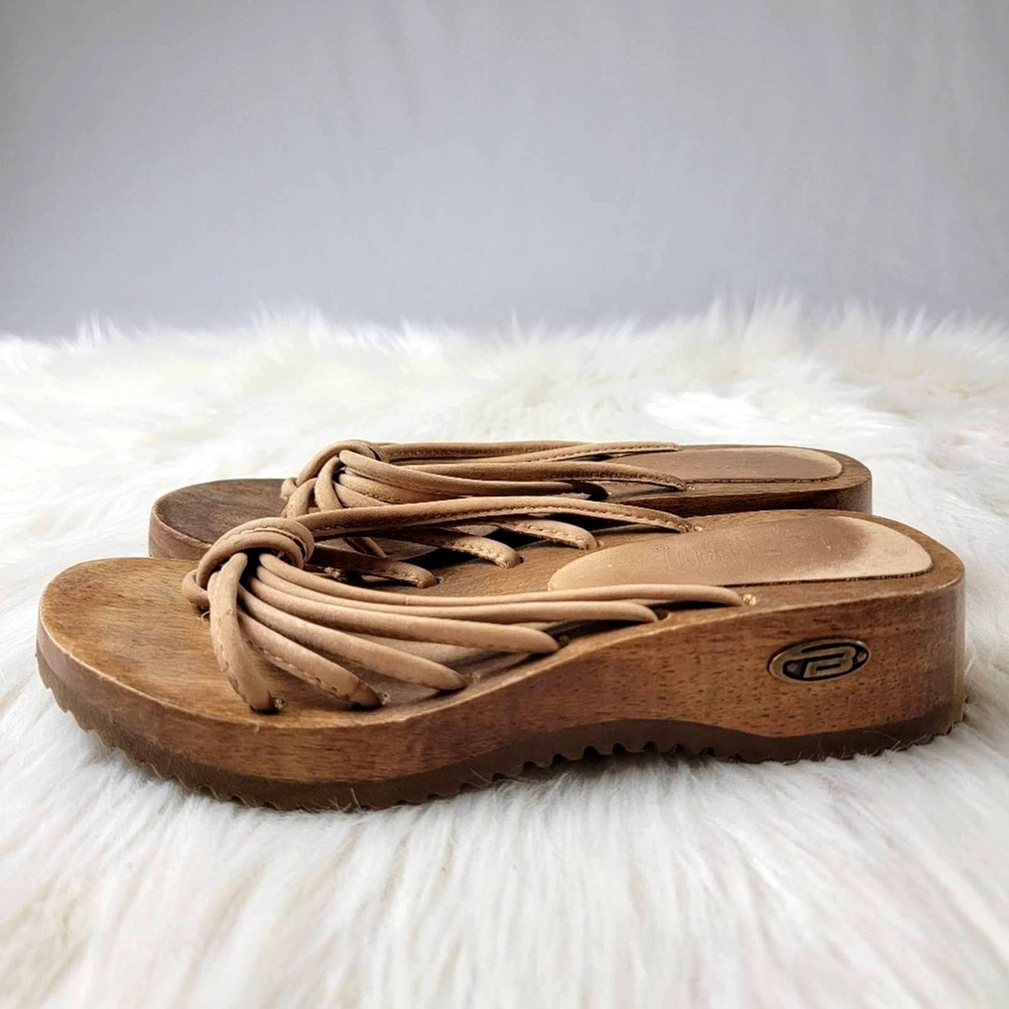 Vintage 90s BONGO Chunky Platform Sandals - 6