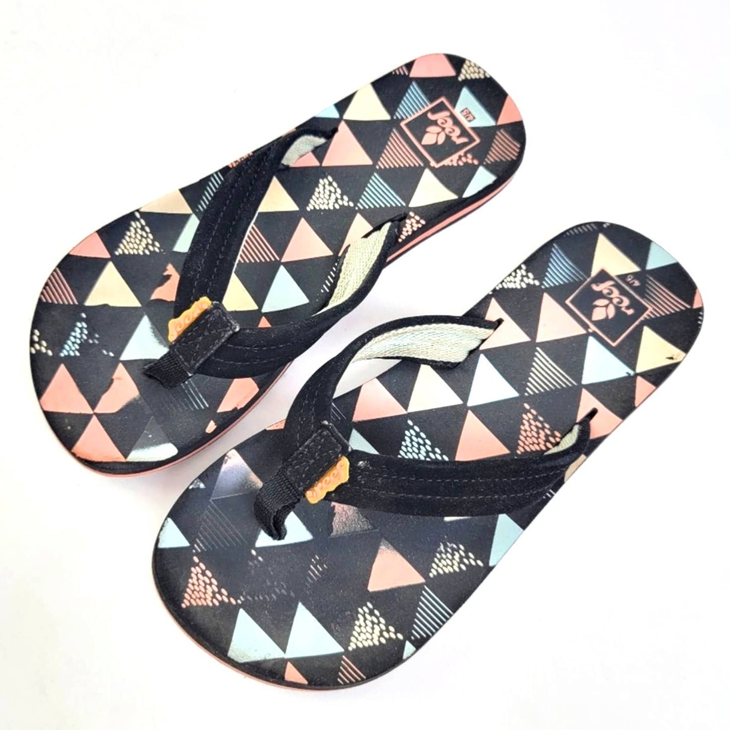 Reef Ahi Geometric Rainbow Flip Flop Sandals