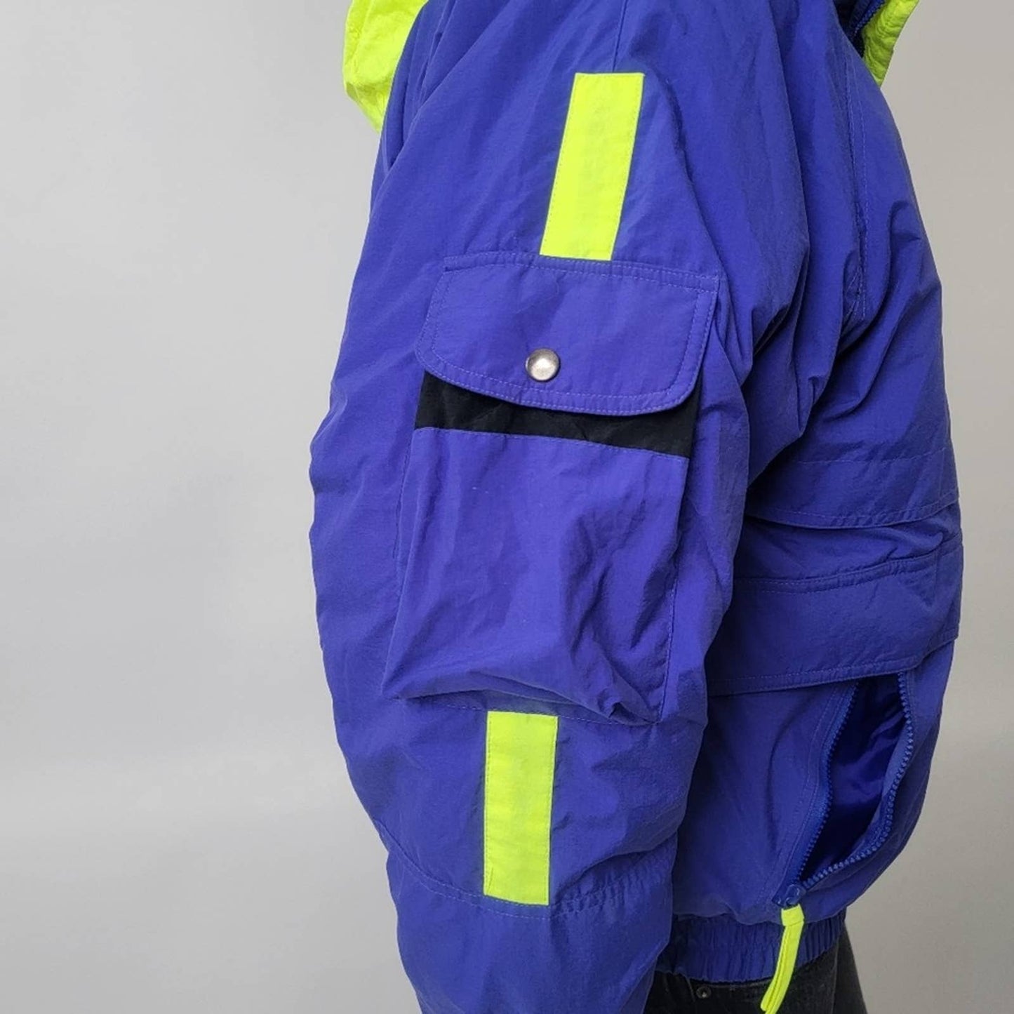 Vintage 90's Steeper Slopes Ski Snowboarding Puffer Jacket - L