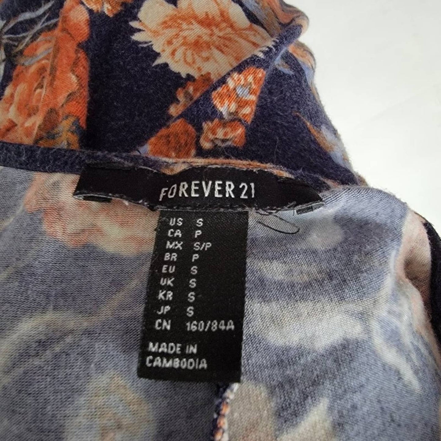 F21 x Forever 21 Floral Tee Shirt Skater Dress - S