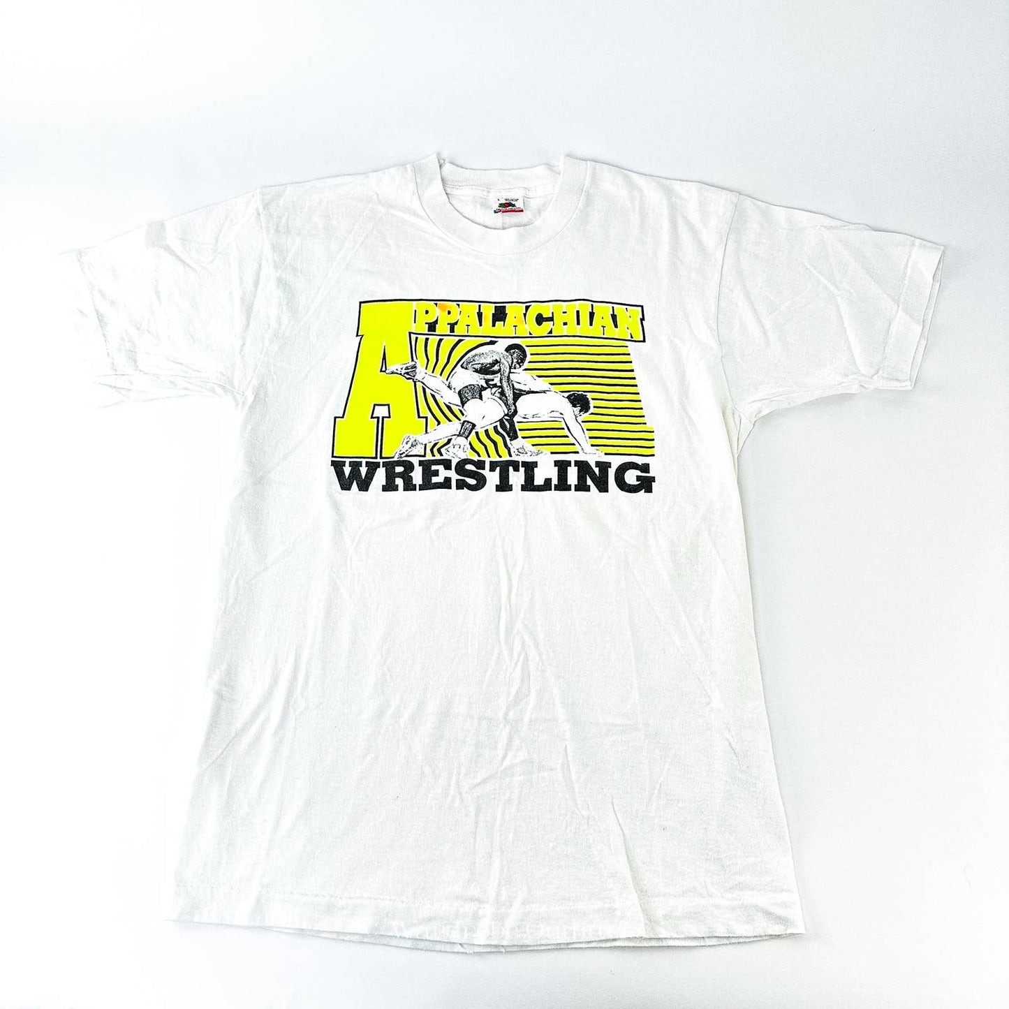 Like New Vintage 90s Appalachian Wrestling Single Stitch Tee Shirt