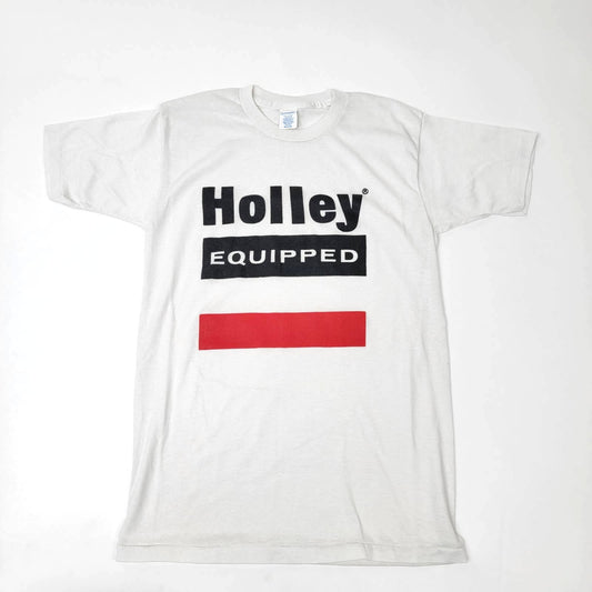 Vintage 80s Holley Equipped Single-Stitch Tee Shirt - M