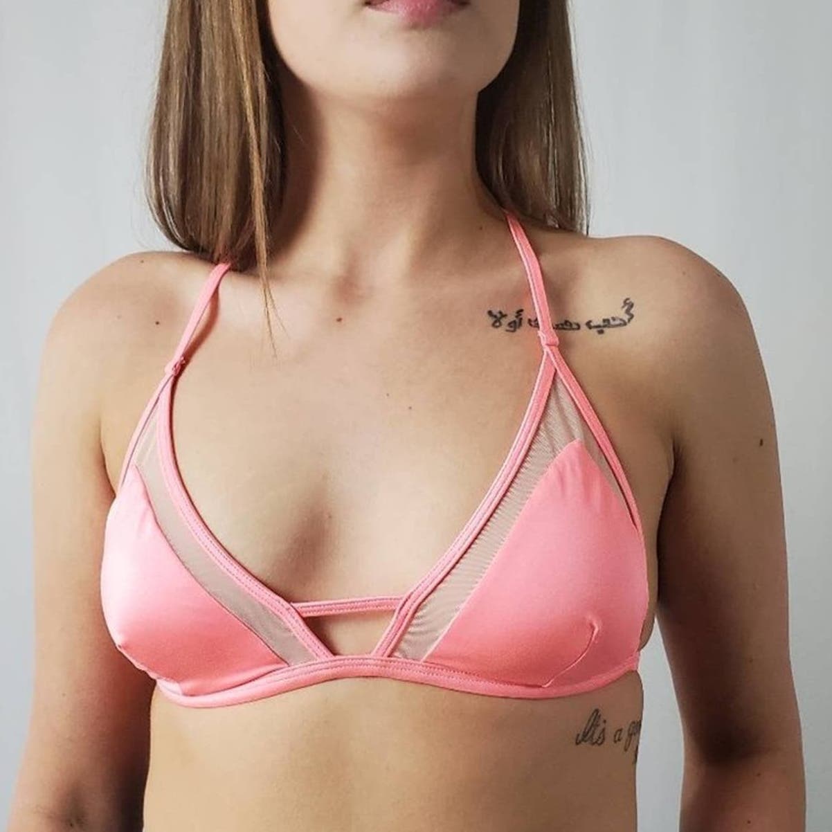 Victoria's Secret PINK Triangle Cut Bikini Suit Top - M