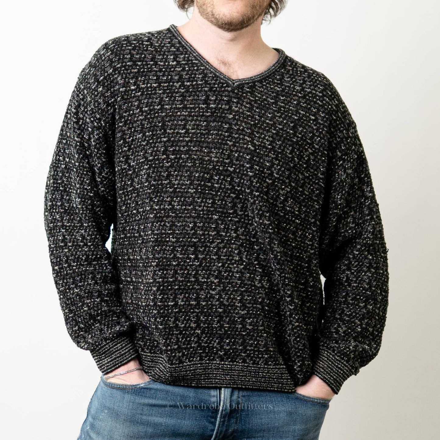 Ermenegildo Zegna V-Neck Knit Sweater - XL