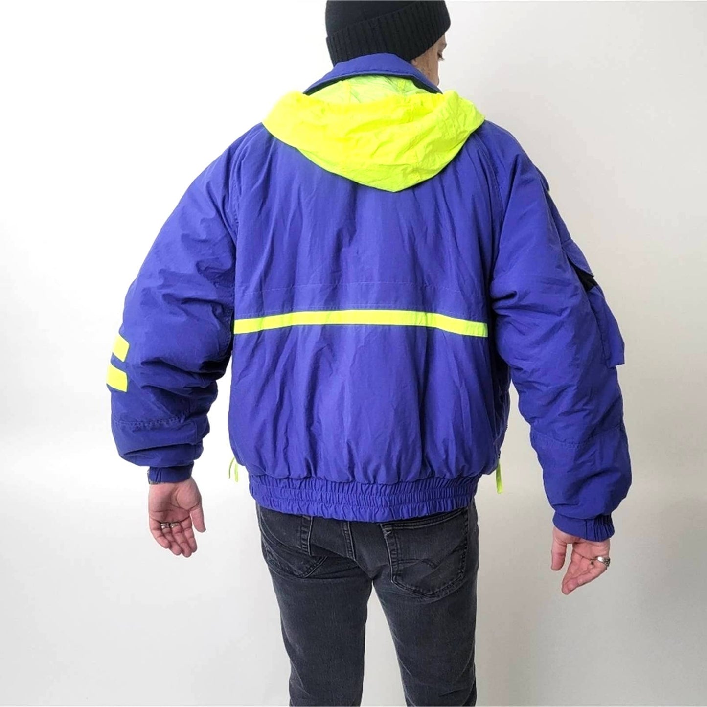 Vintage 90's Steeper Slopes Ski Snowboarding Puffer Jacket - L