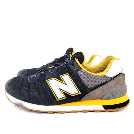 New Balance 574 'Black Gold' Marathon Running Shoes Sneakers