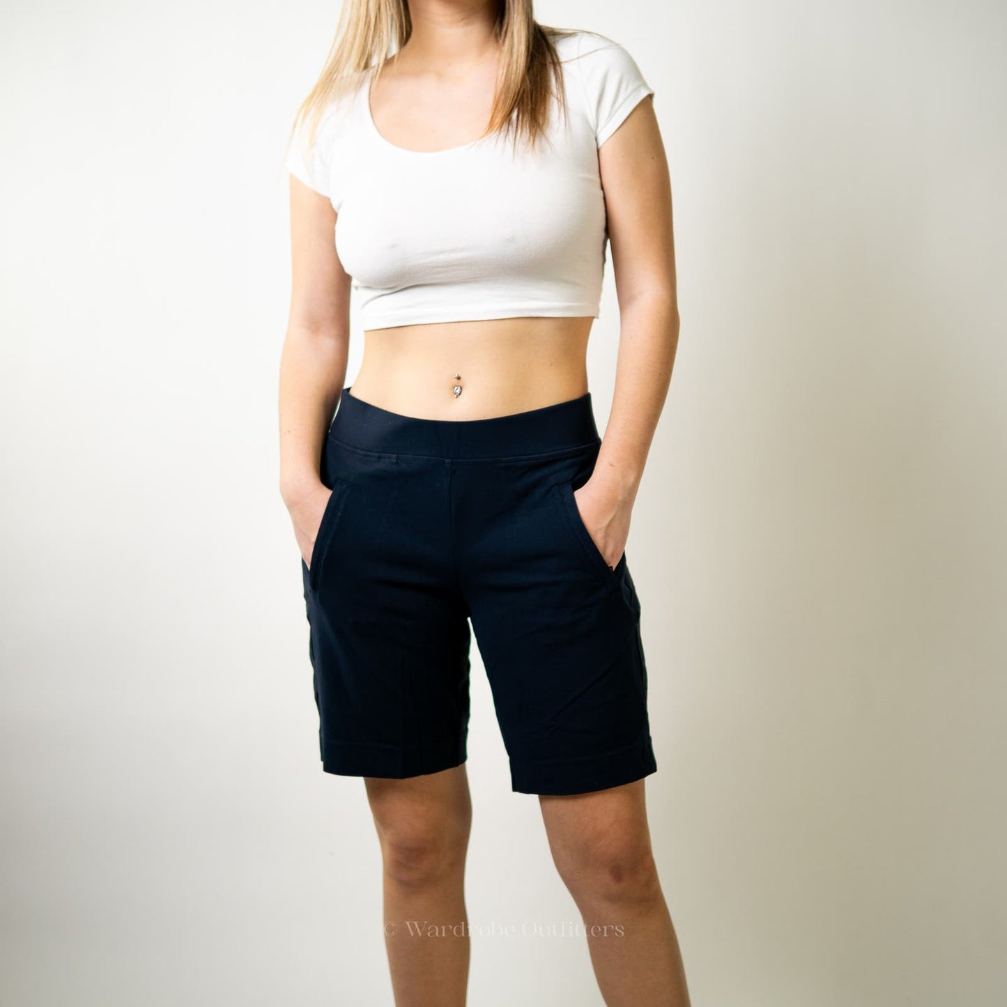 Athleta Navy Blue Bike Running Shorts