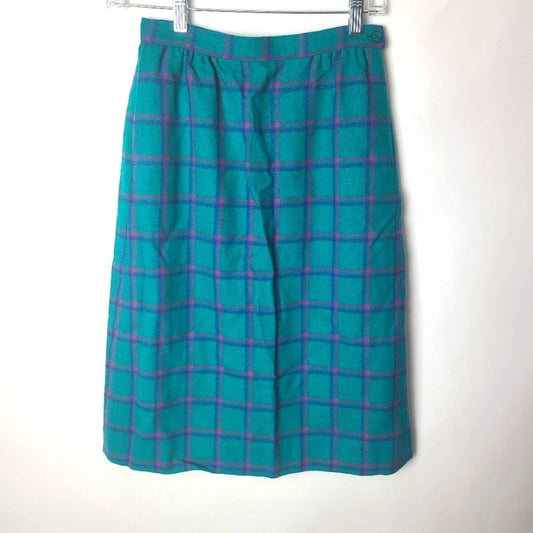 Vintage Pendleton Plaid Skirt - 6