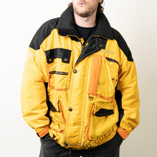 Vintage 90s Puffer Ski Jacket Coat Parka by Descente - XL