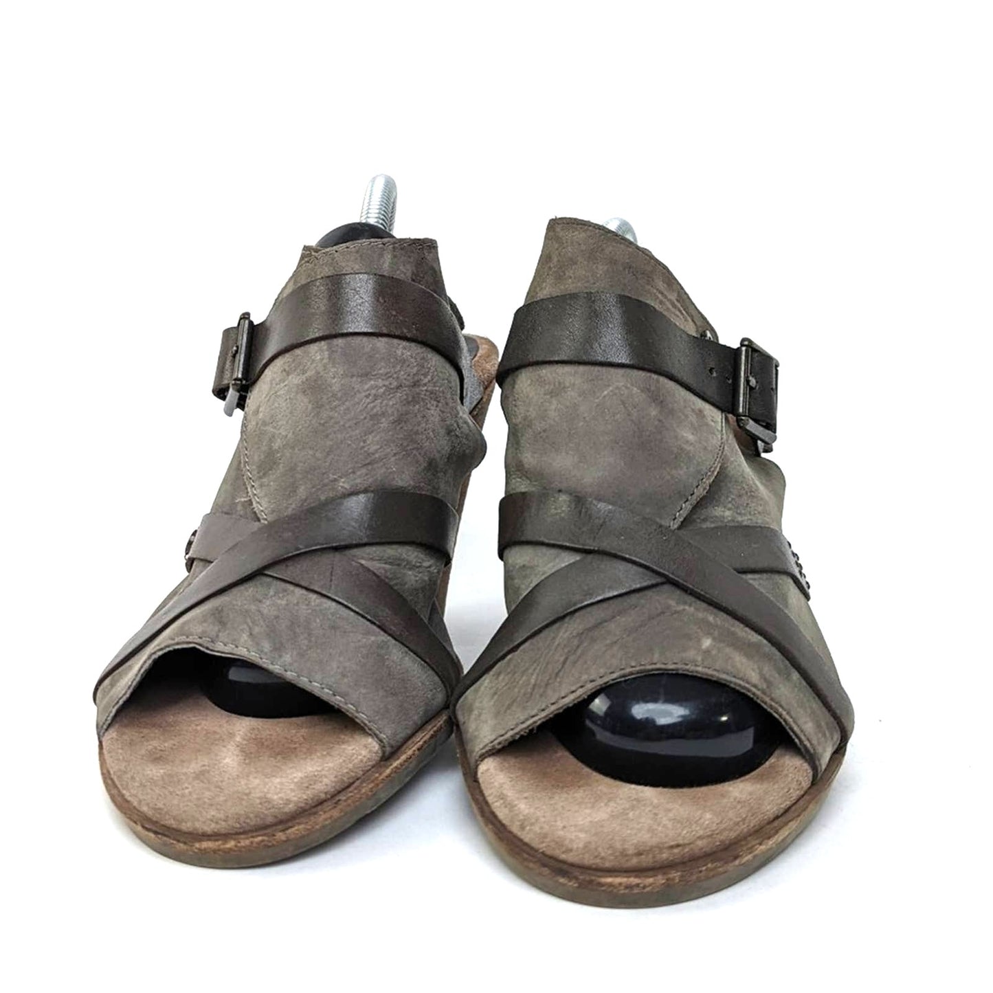 OTBT Delhi Slingback Leather Pump Sandals- 8