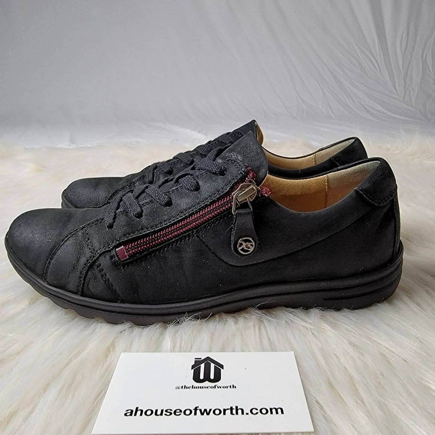 Hartjes XS Suede Black Sneakers - 6