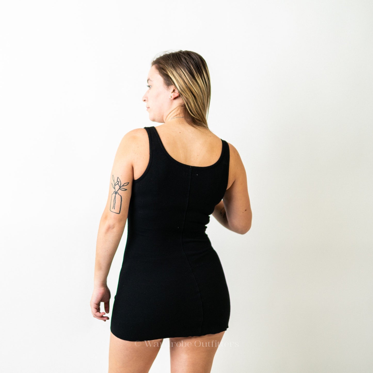 Vintage 90s GGO Global Ghetto Organics Bodycon Mini Dress