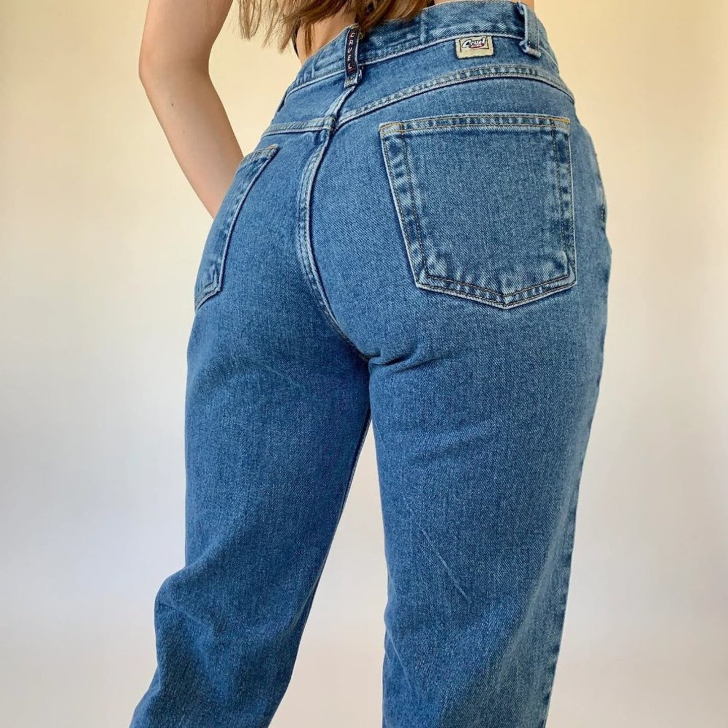 Vintage High Rise Mom Jeans by Cruel Girl - 9