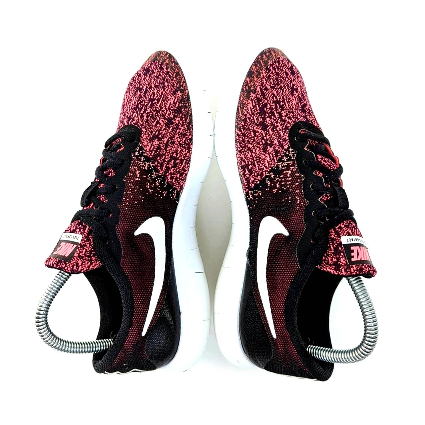 Nike Flex Contact GS - Pink Oreo Running Shoes - 7.5