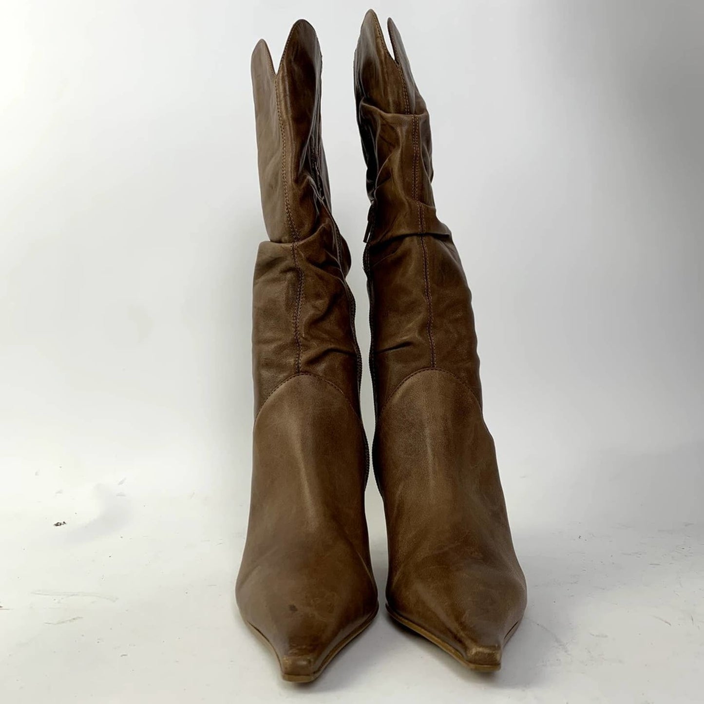 NWOT Diba Point Toe Mid Calf Heel Boots - 7