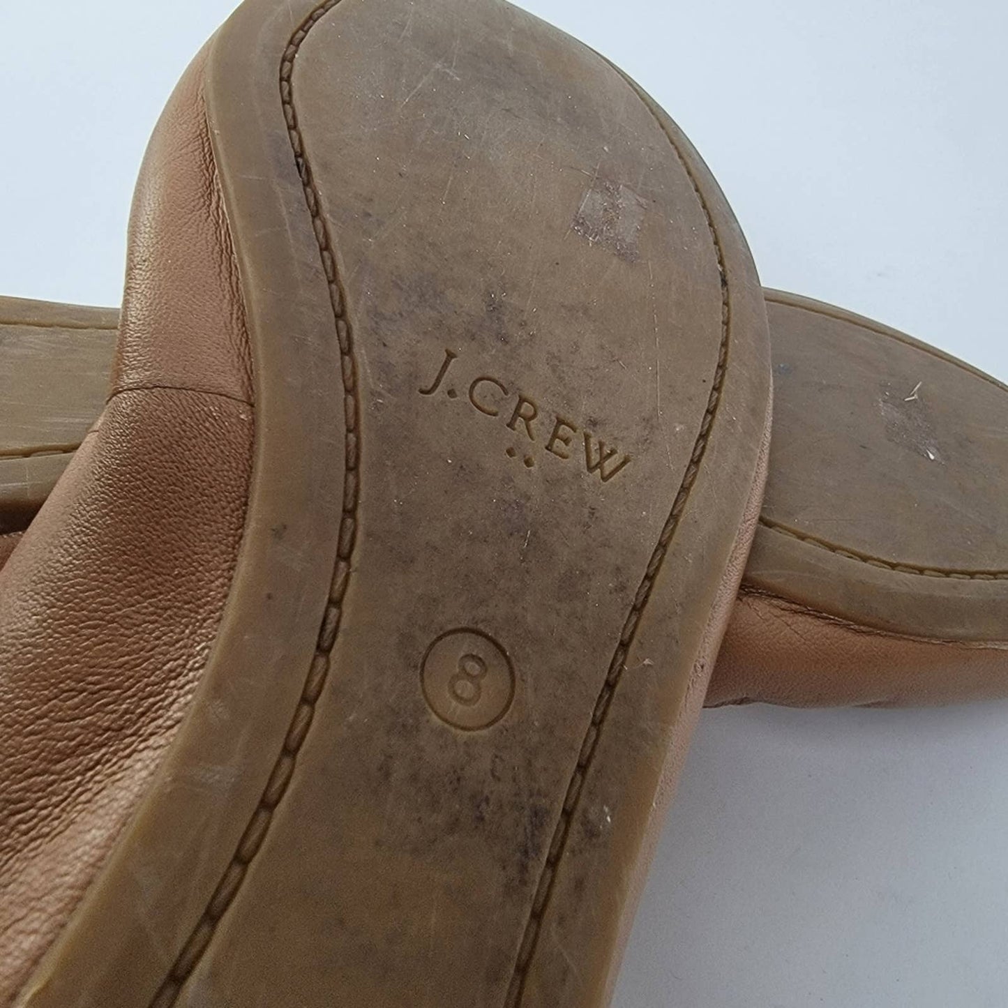 J. Crew Cece Nude Tan Ballet Flats - 8