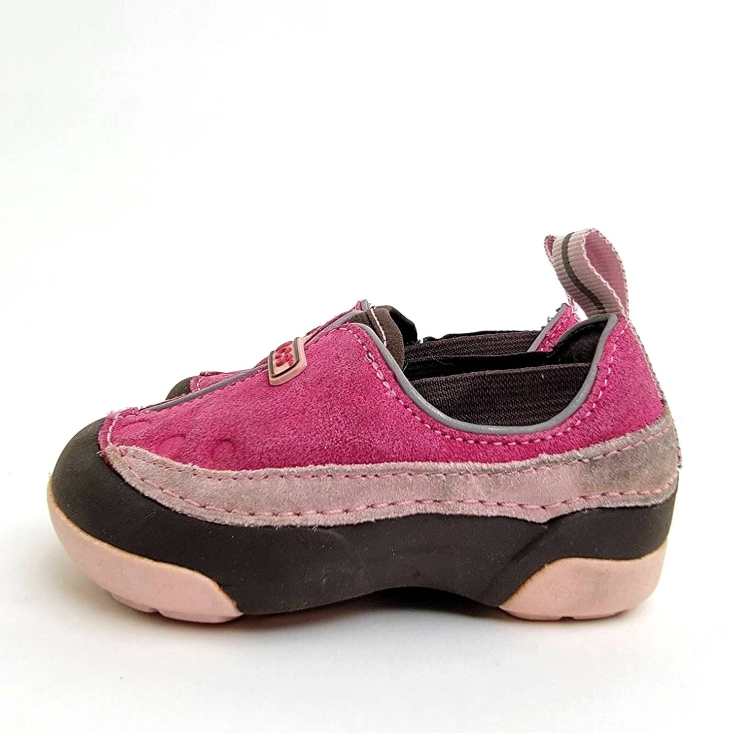 CROCS Infant Leather Slip On Sneaker Shoes - 6C