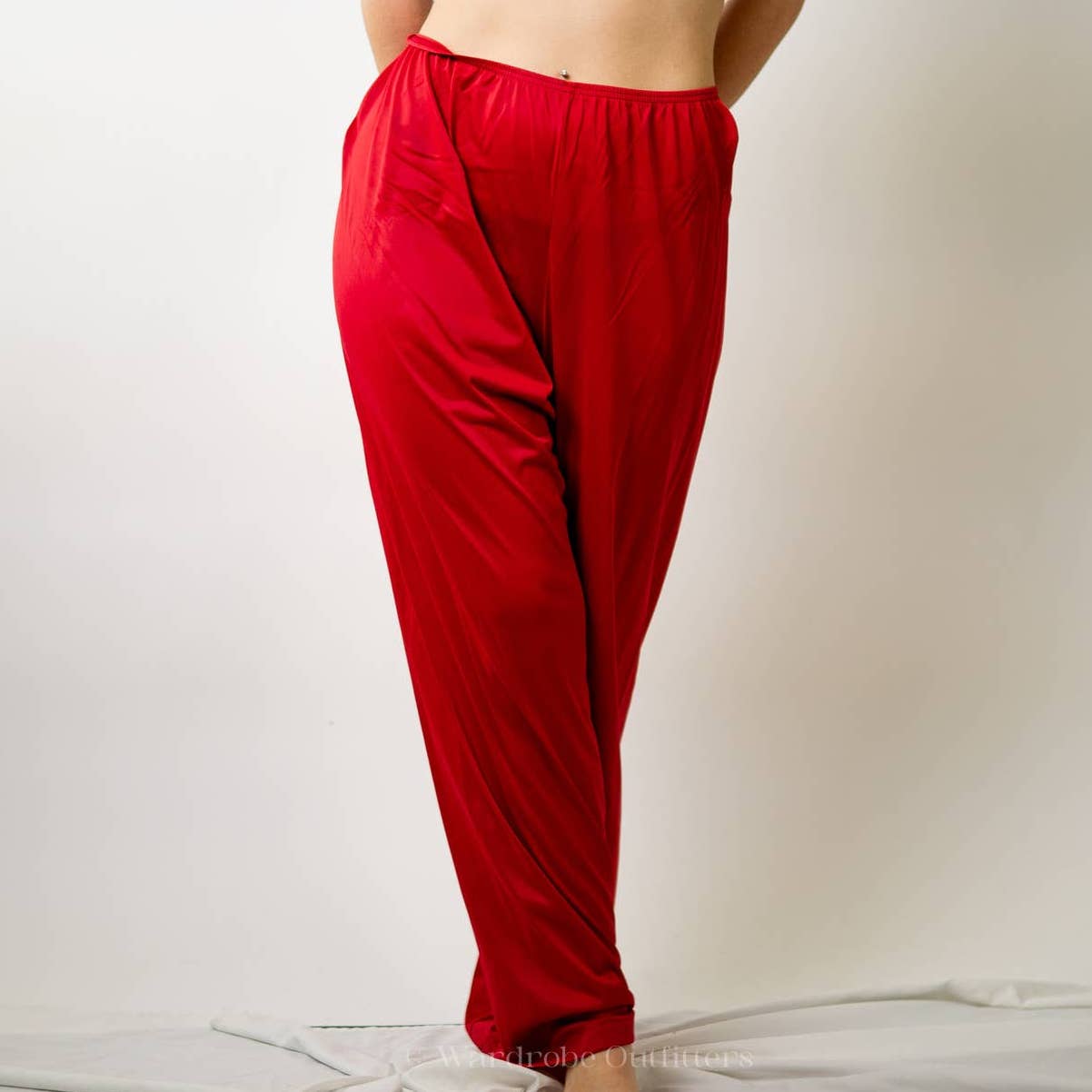 Vintage 90s Vanity Fair Red Lounge Pajama Pants