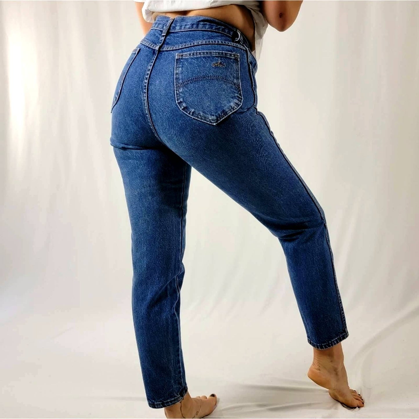 Vintage USA Western High Rise Mom Jeans By Chic