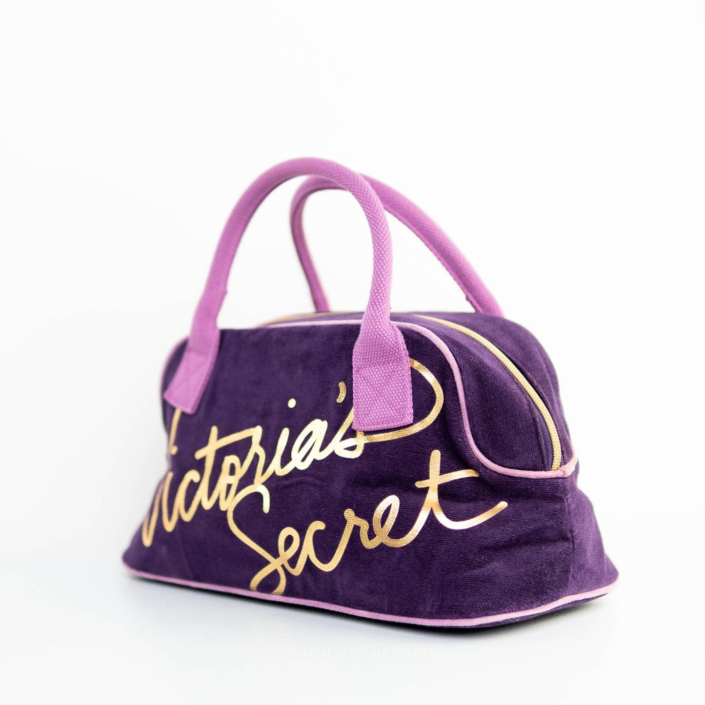 Victoria's Secret Sexy Plush Velvet Bag Satchel Shoulder Bag Purse Tote