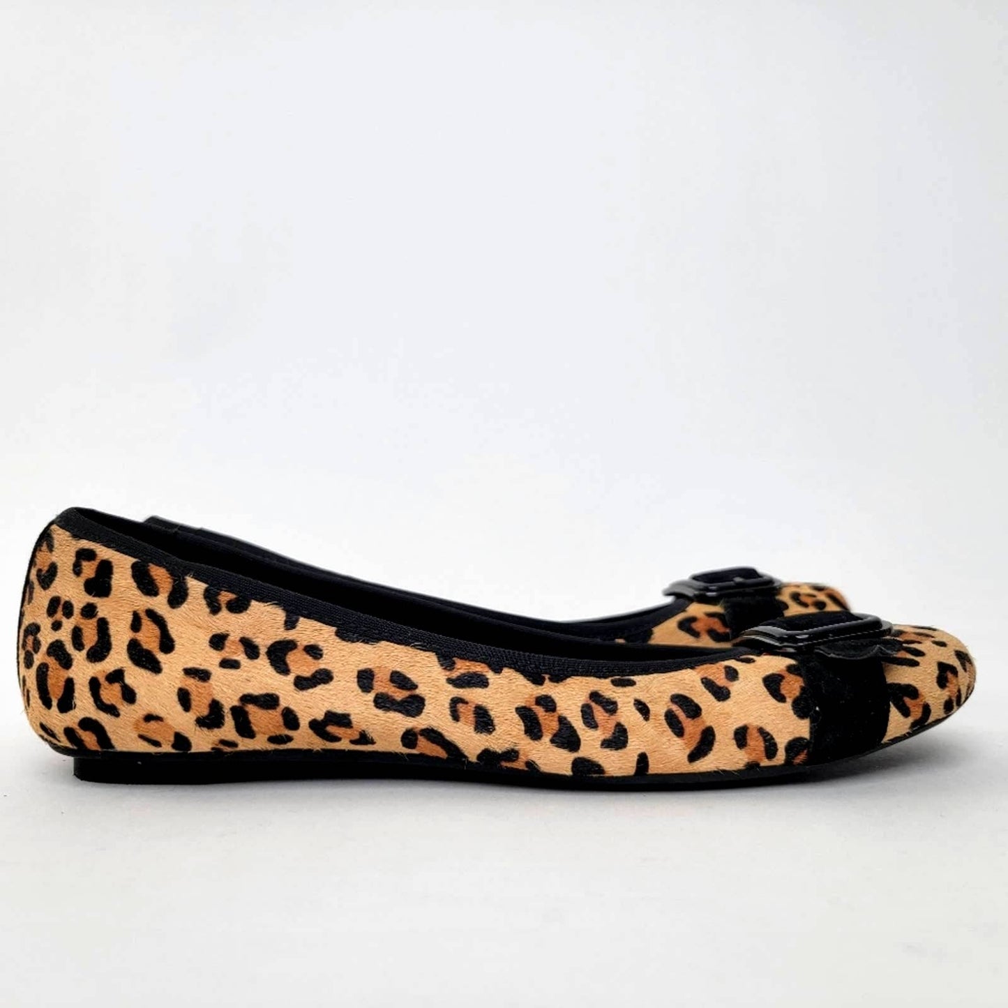Van Eli Leopard - Cheetah Print Buckle Flats - 9.5N