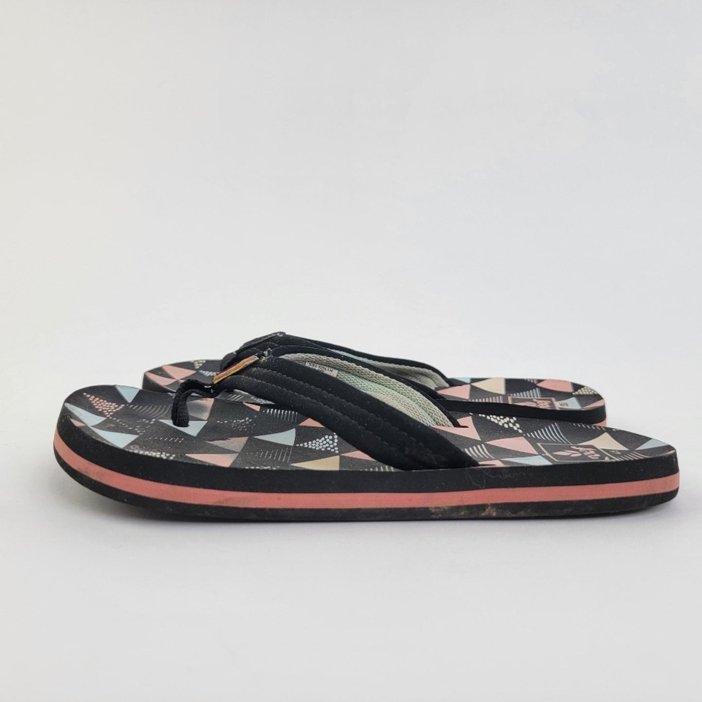 Reef Ahi Geometric Rainbow Flip Flop Sandals