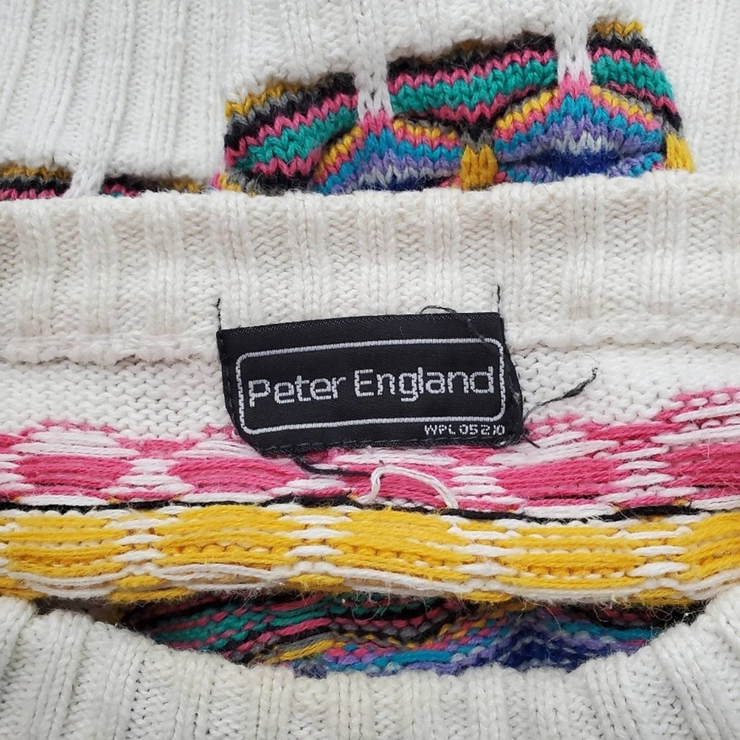Vintage 90s Chunky Knit Sweater by Peter England - L