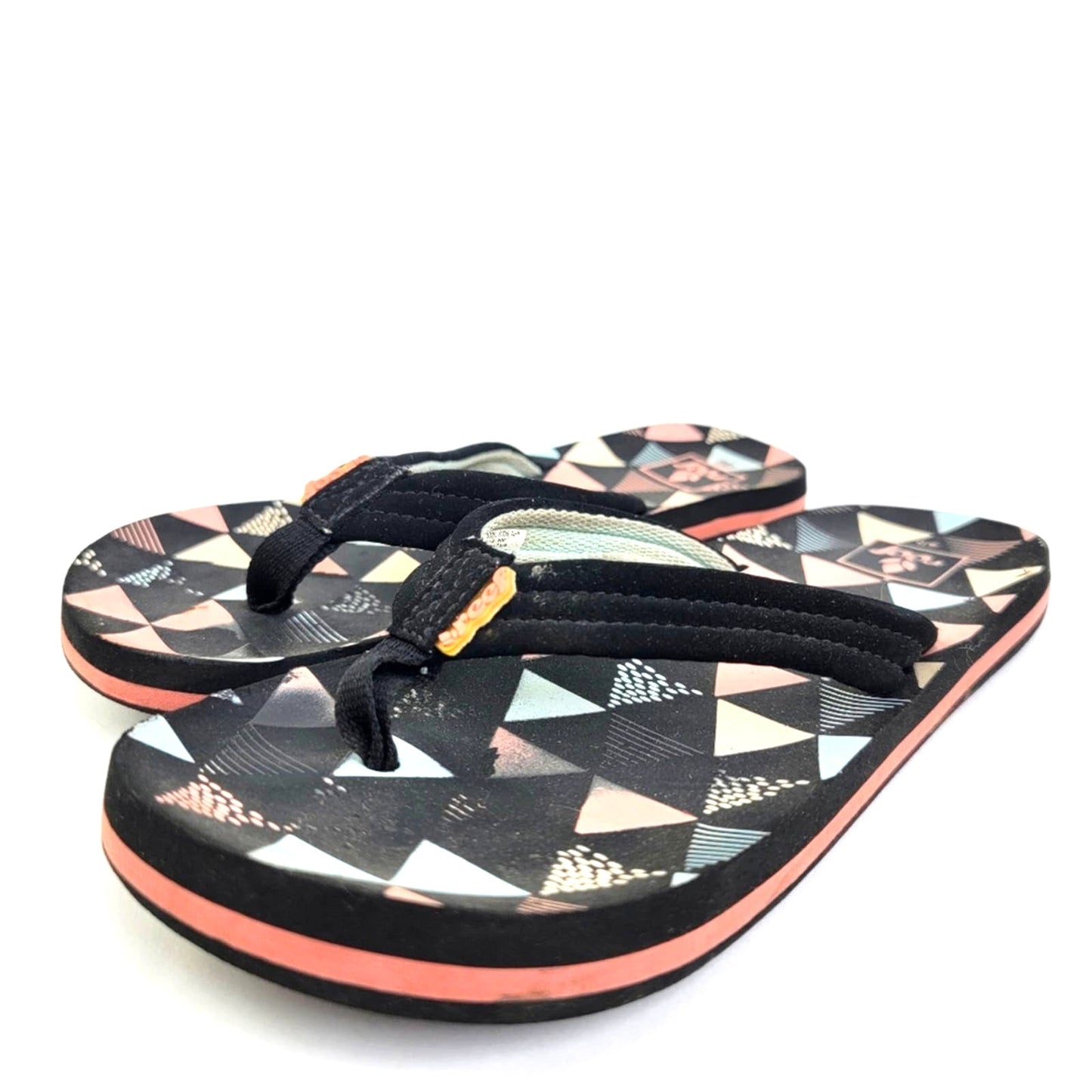 Reef Ahi Geometric Rainbow Flip Flop Sandals