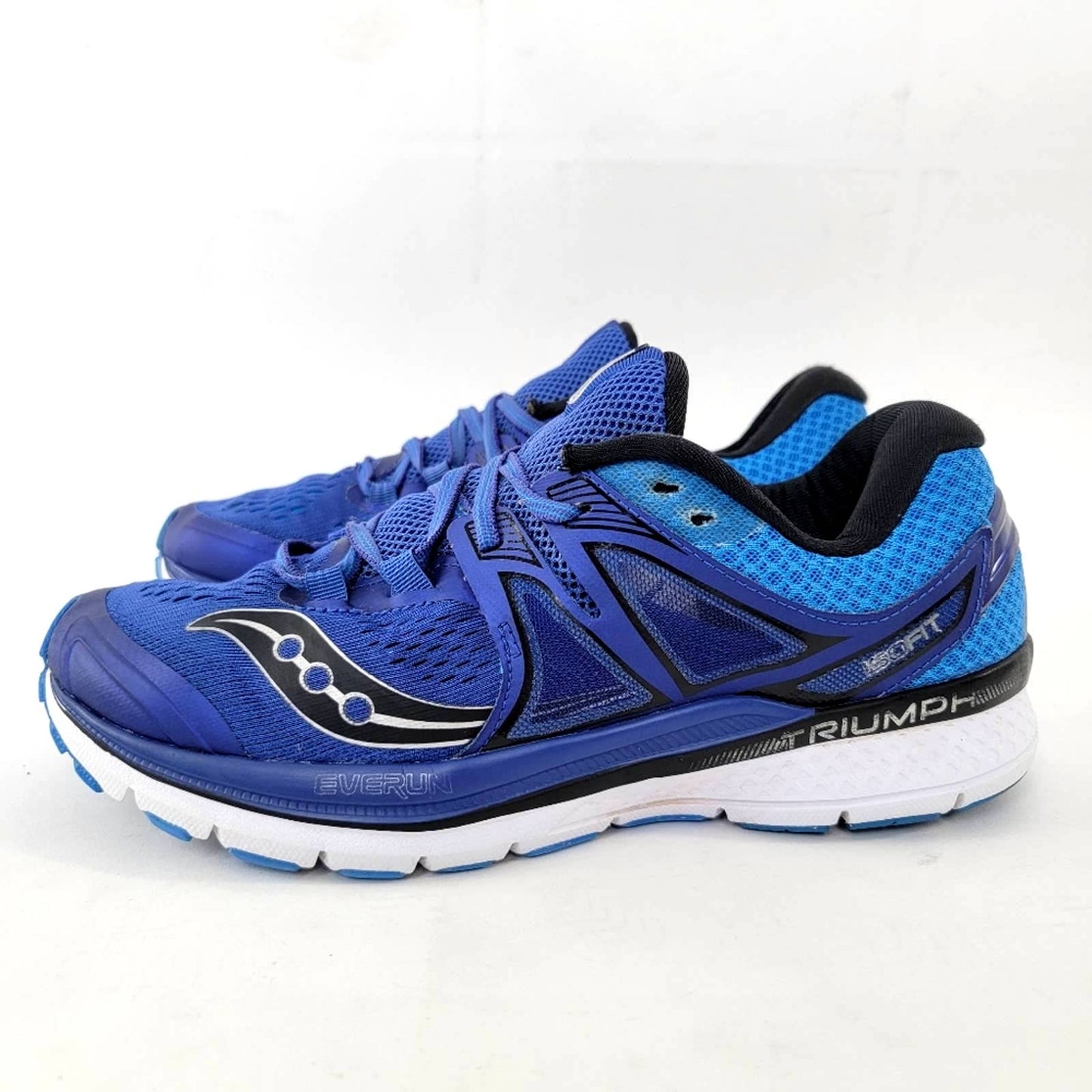 Vintage Y2k Saucony Triumph Iso 3 - Blue Silver - 9.5