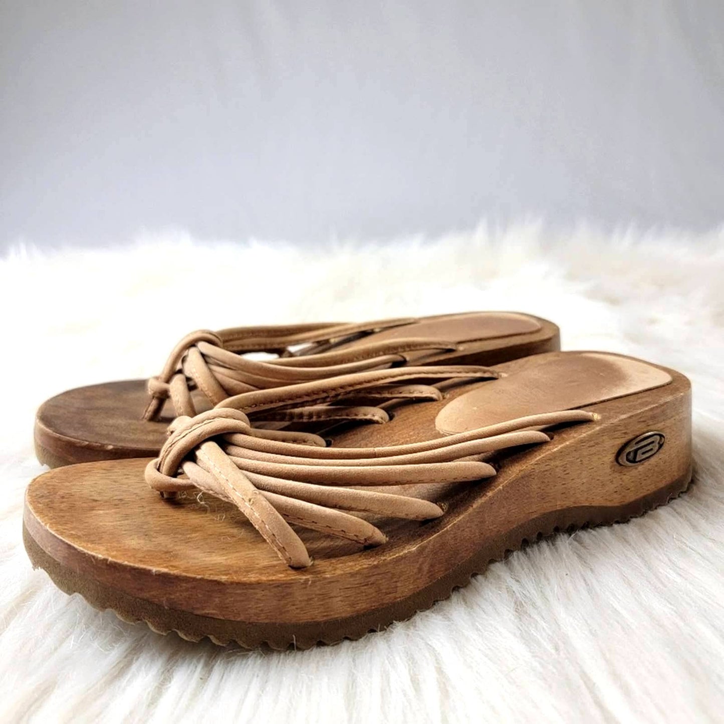 Vintage 90s BONGO Chunky Platform Sandals - 6