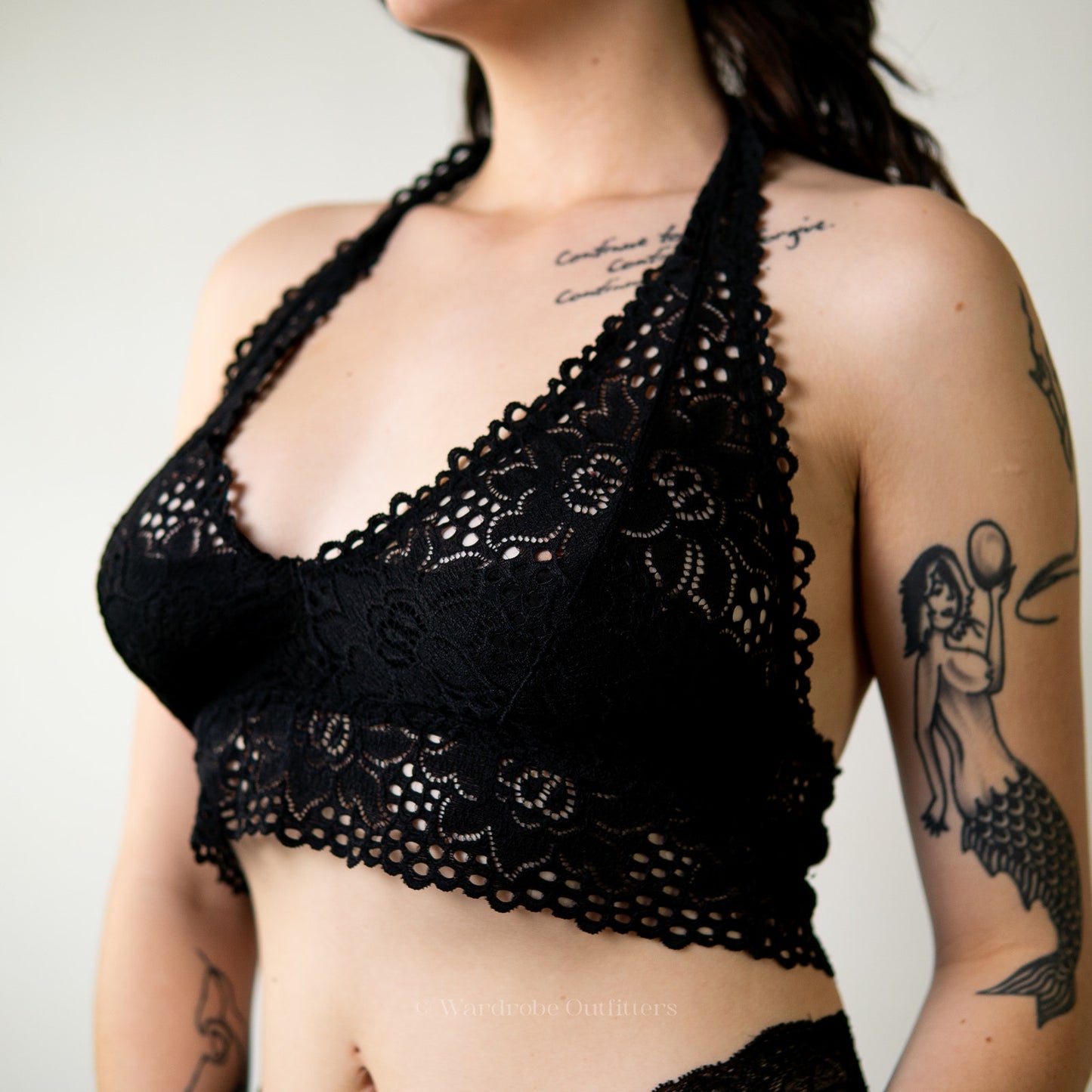 Younita Black Lace Lingerie Bra