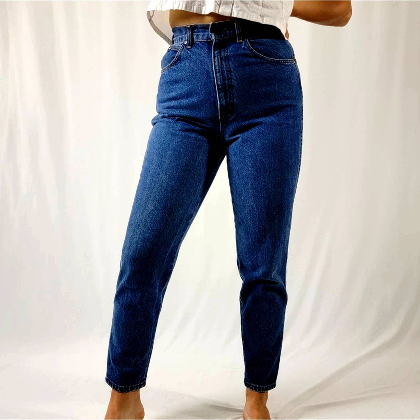 Vintage USA Western High Rise Mom Jeans By Chic