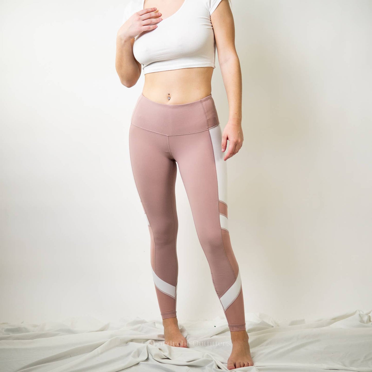 Blush Pink Yoga Leggings by Yogalicious - XS