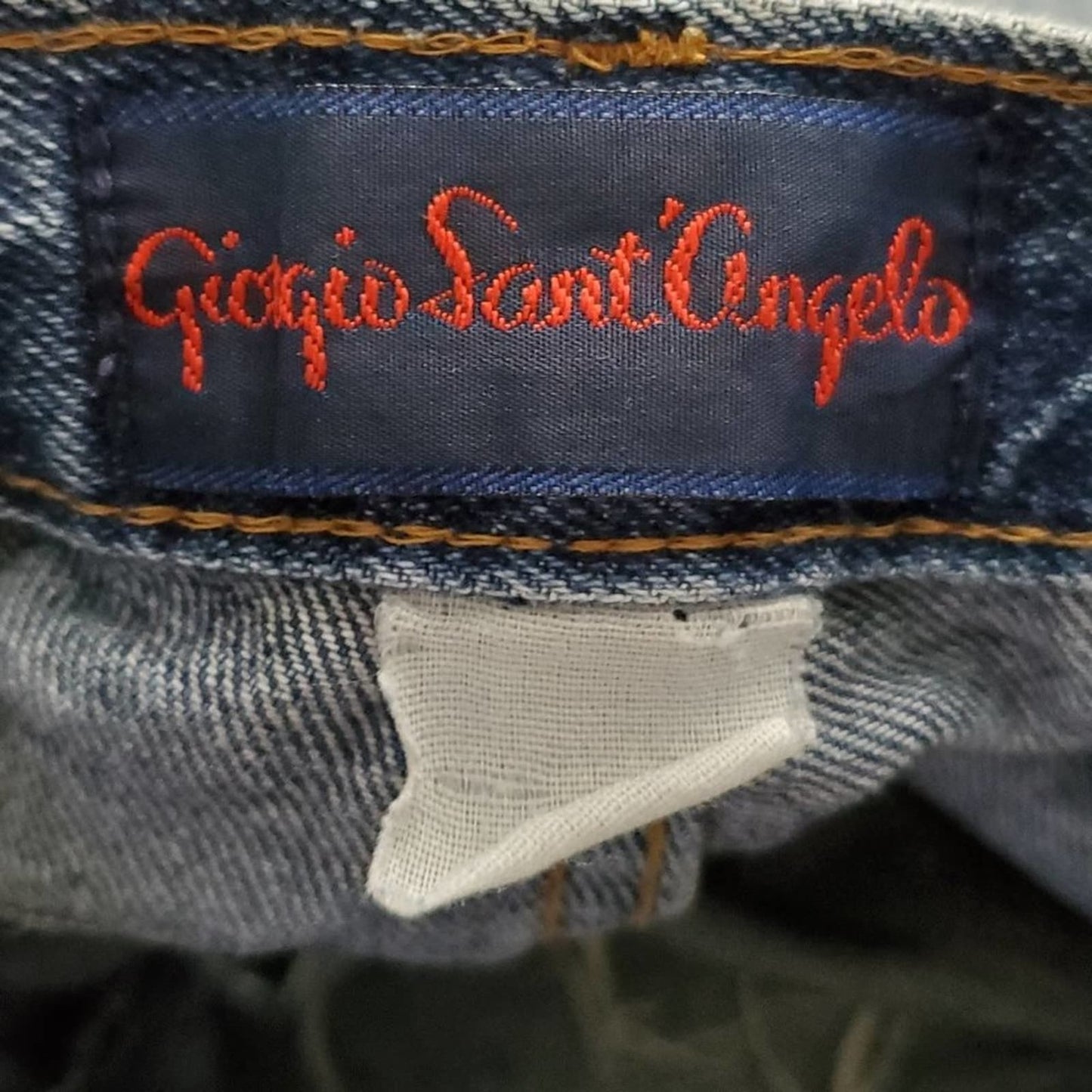 Vintage 90s Giorgio Sant'Angelo Cutoff Denim Mom Jean Shorts - 8