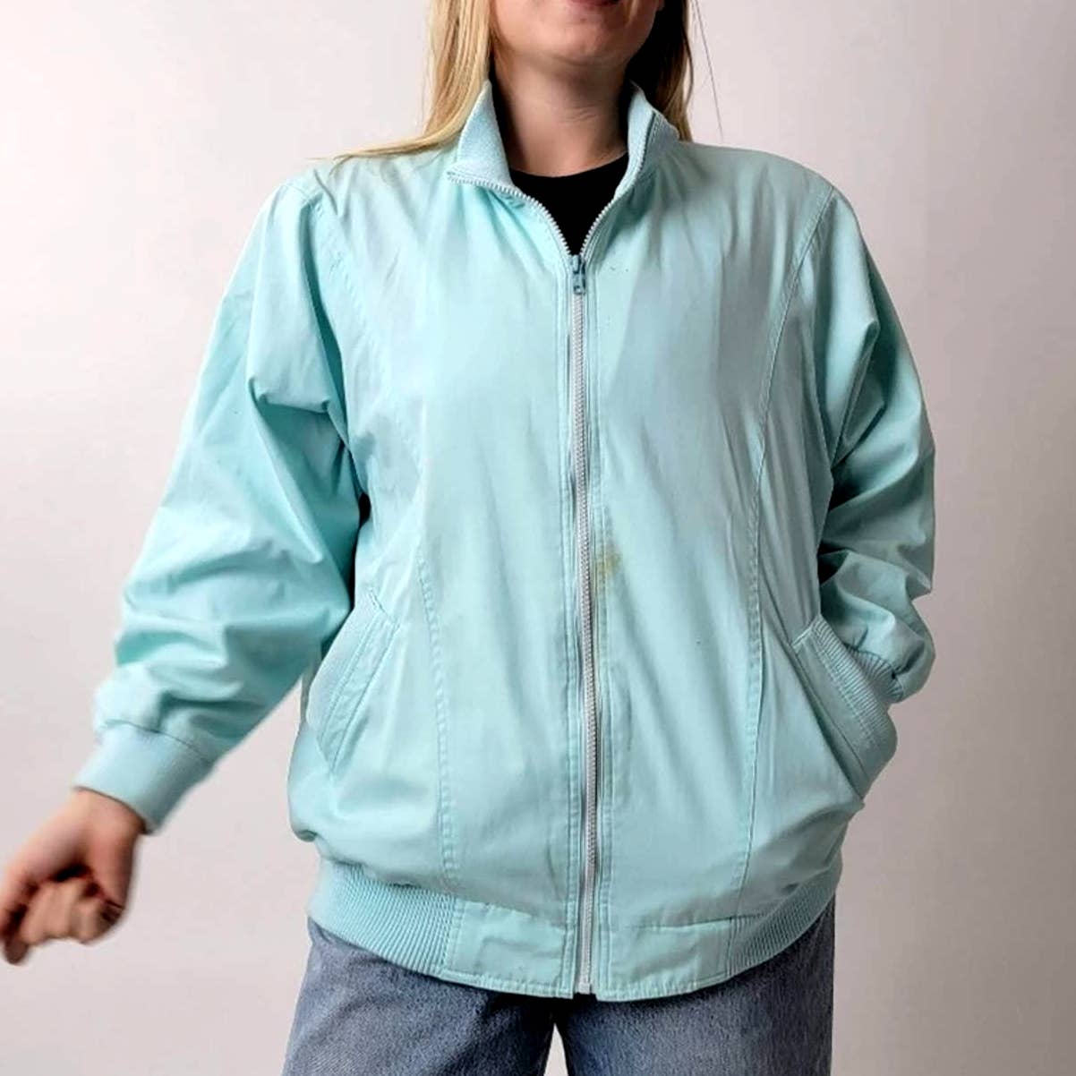 Vintage 90s Lightweight Bomber Jacket - S