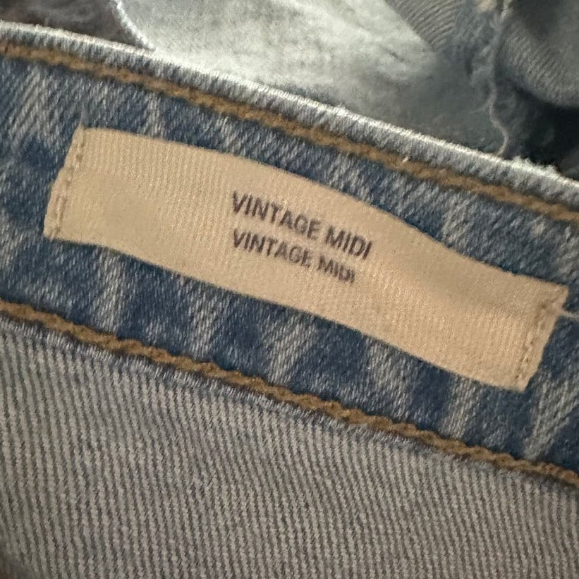 Light Blue Jean High Rise Cutoff Shorts