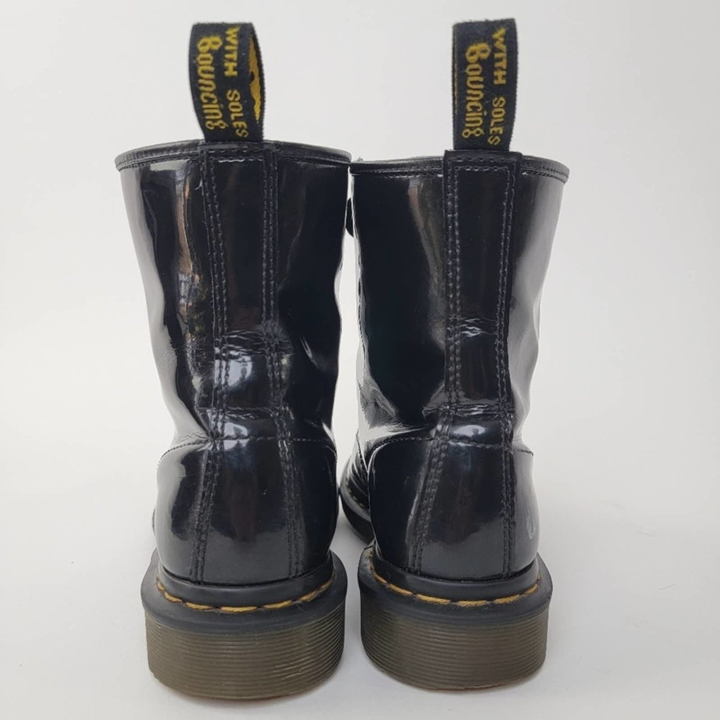 Dr. Martens 1460 Patent Leather Black Boots - 8