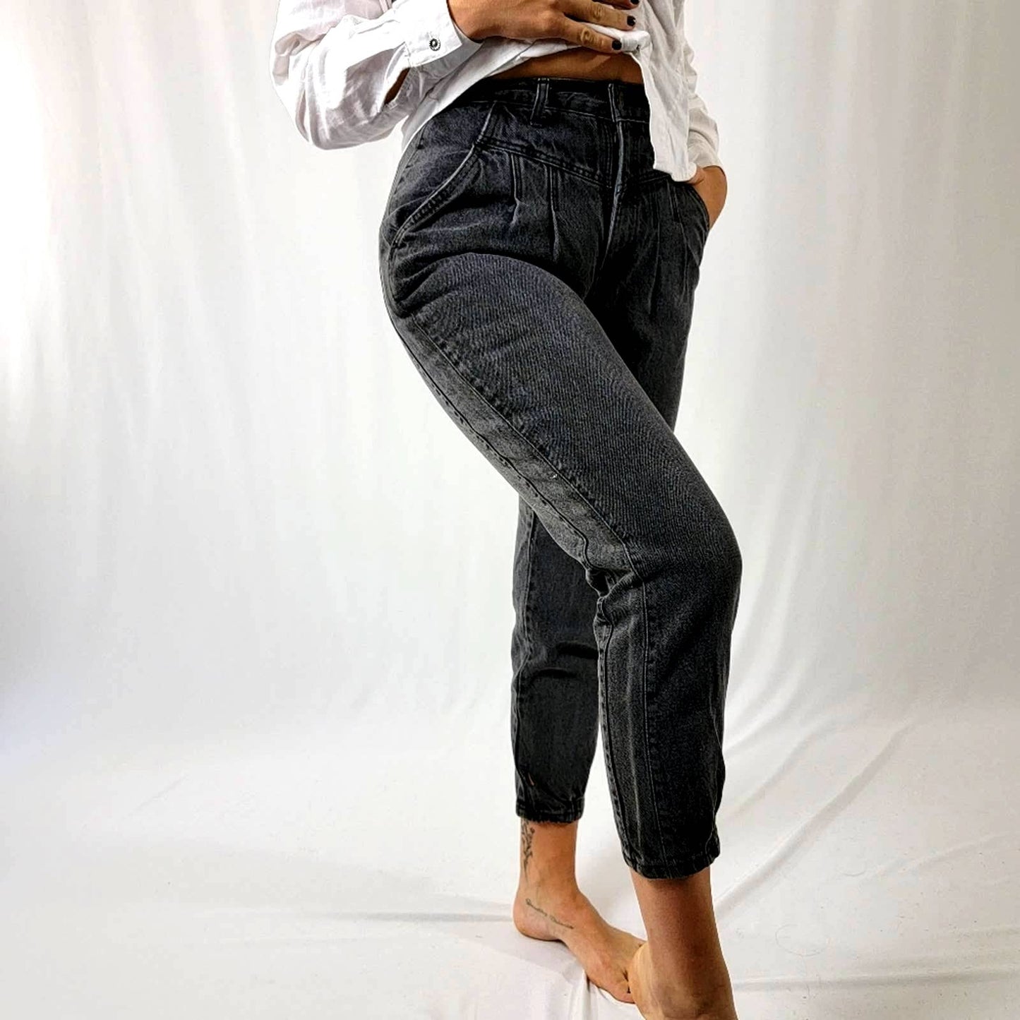 Vintage USA Western High Rise Mom Jeans By Chic