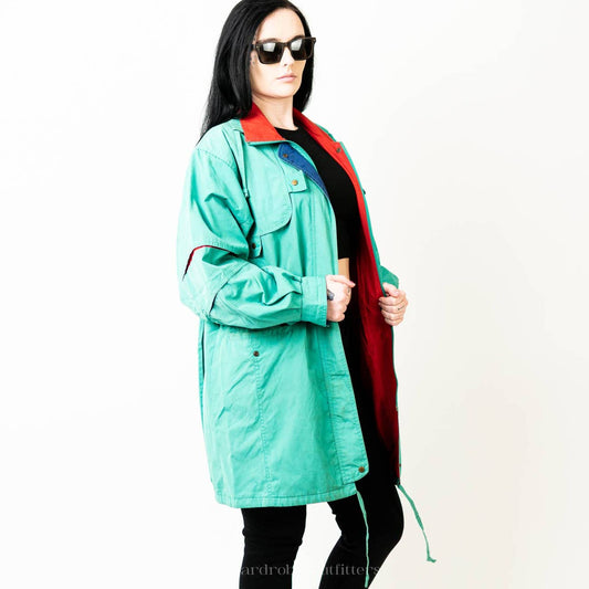 Vintage 90s Carrigan Court Rain Coat Jacket - L