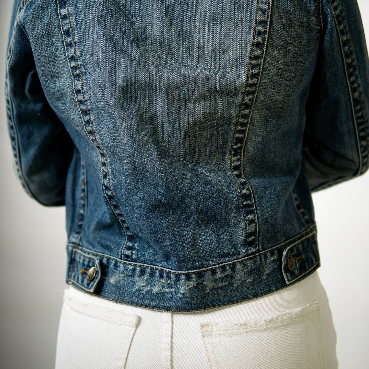 Vintage Y2K Archangel Denim Jean Jacket - M