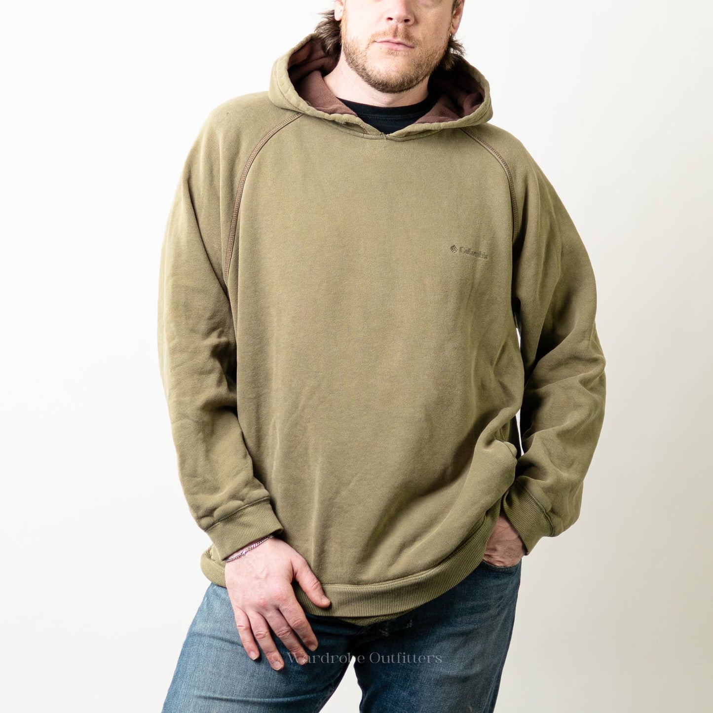 Y2K 2006 Columbia Hoodie Olive Green