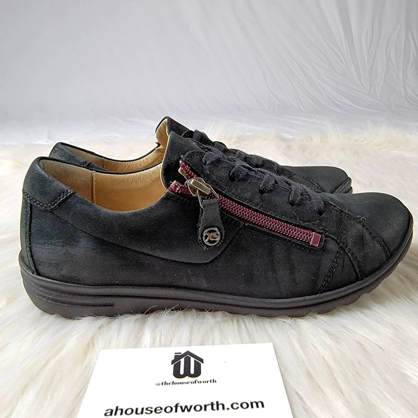 Hartjes XS Suede Black Sneakers - 6