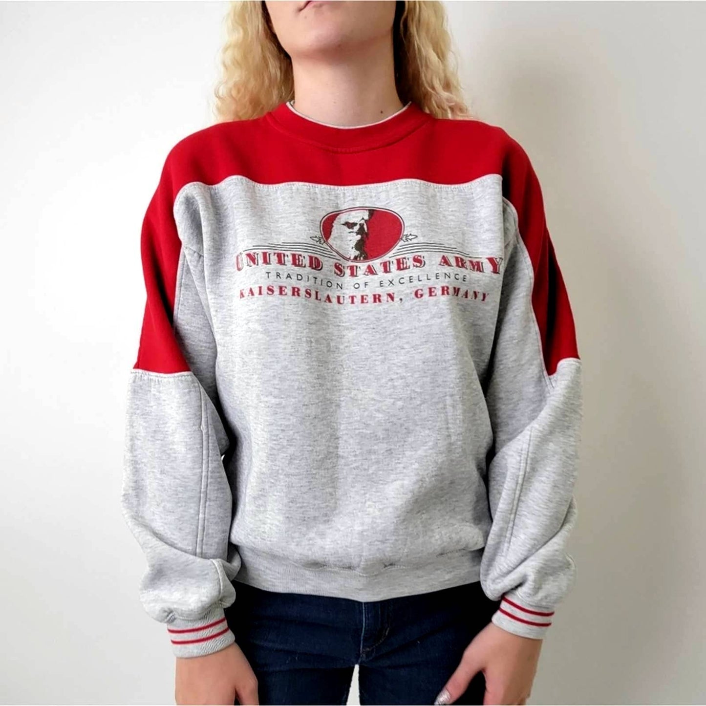Vintage 90s U.S. Army Crewneck Sweatshirt - M