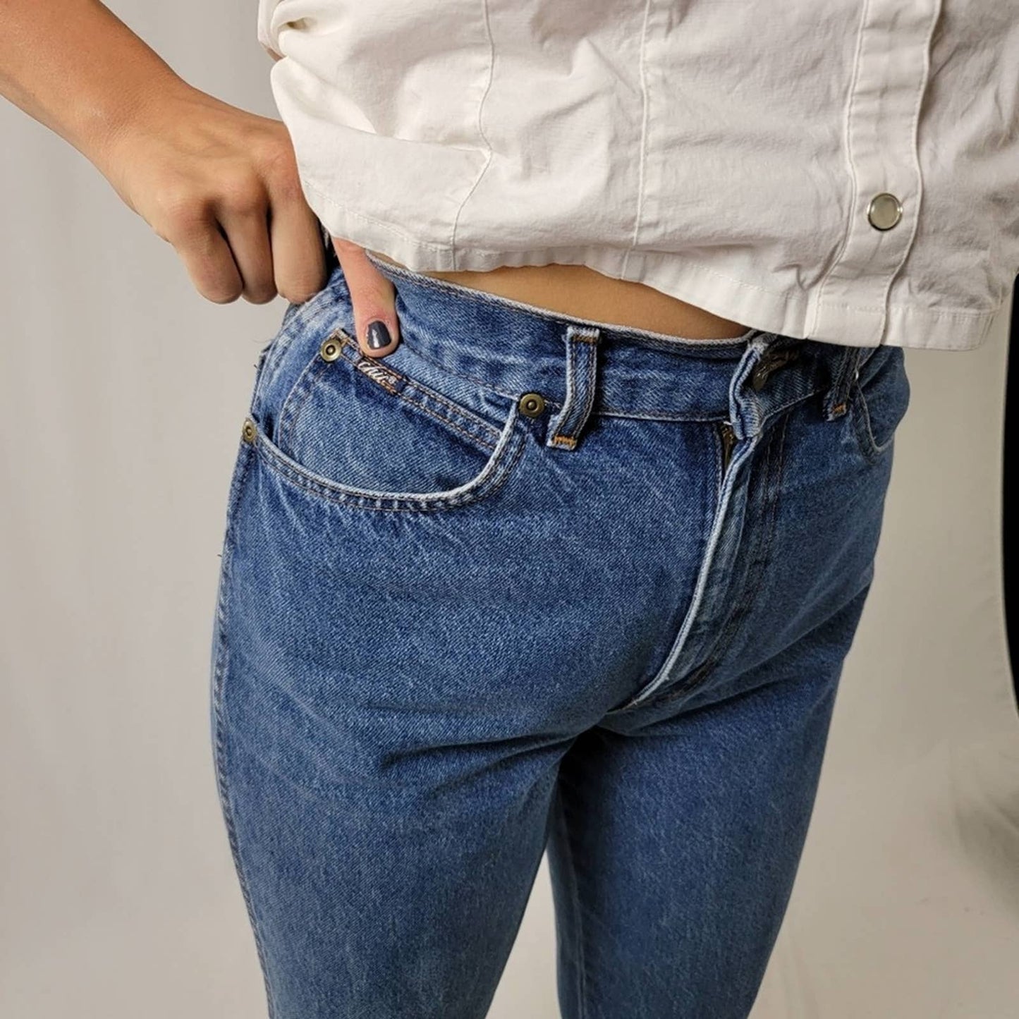 Vintage USA Western High Rise Mom Jeans By Chic