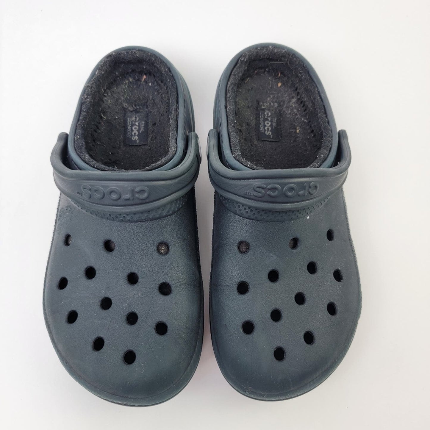 Classic Black Lined Crocs - 9