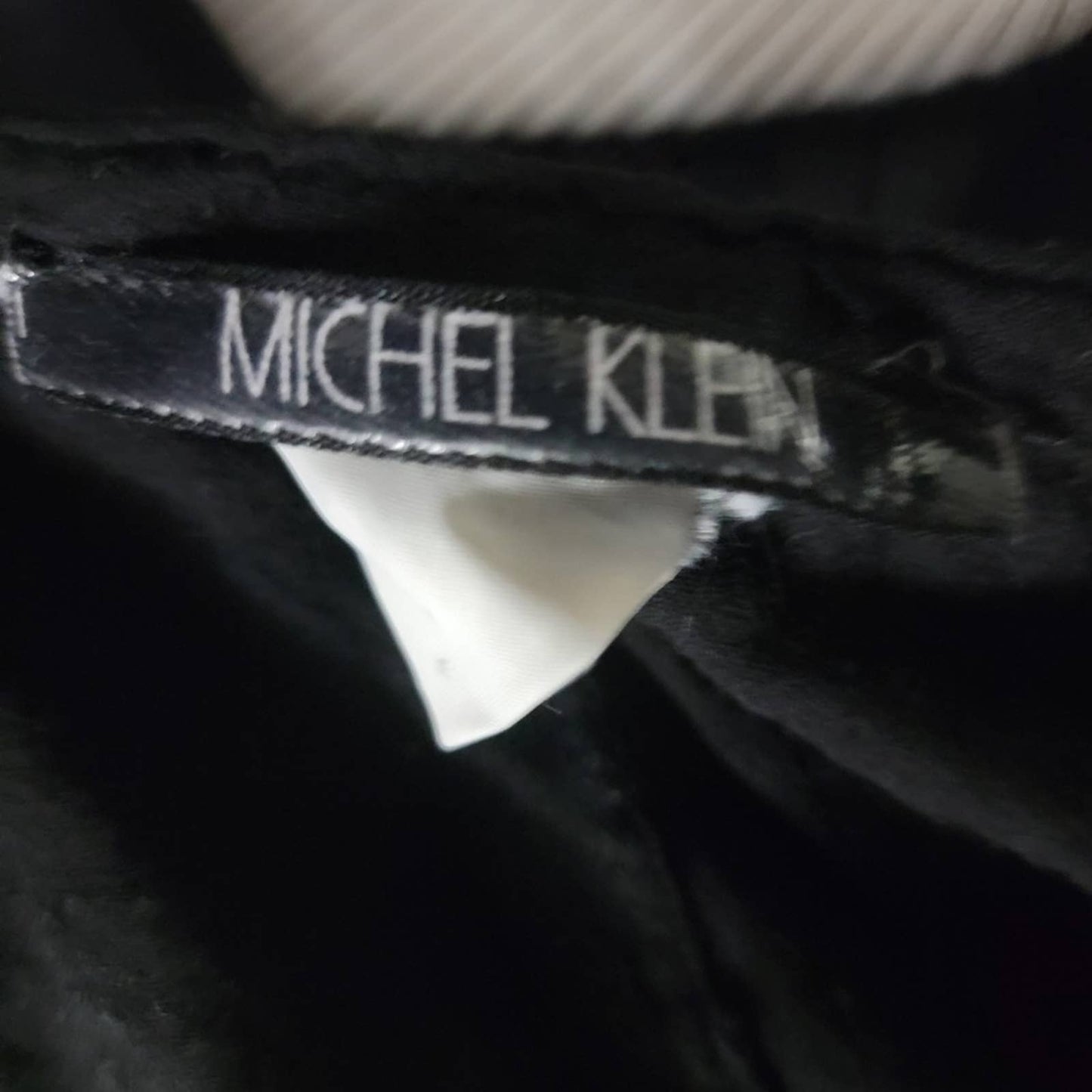 Vintage 90's Michael Klein Paris Sheer Black Shirt