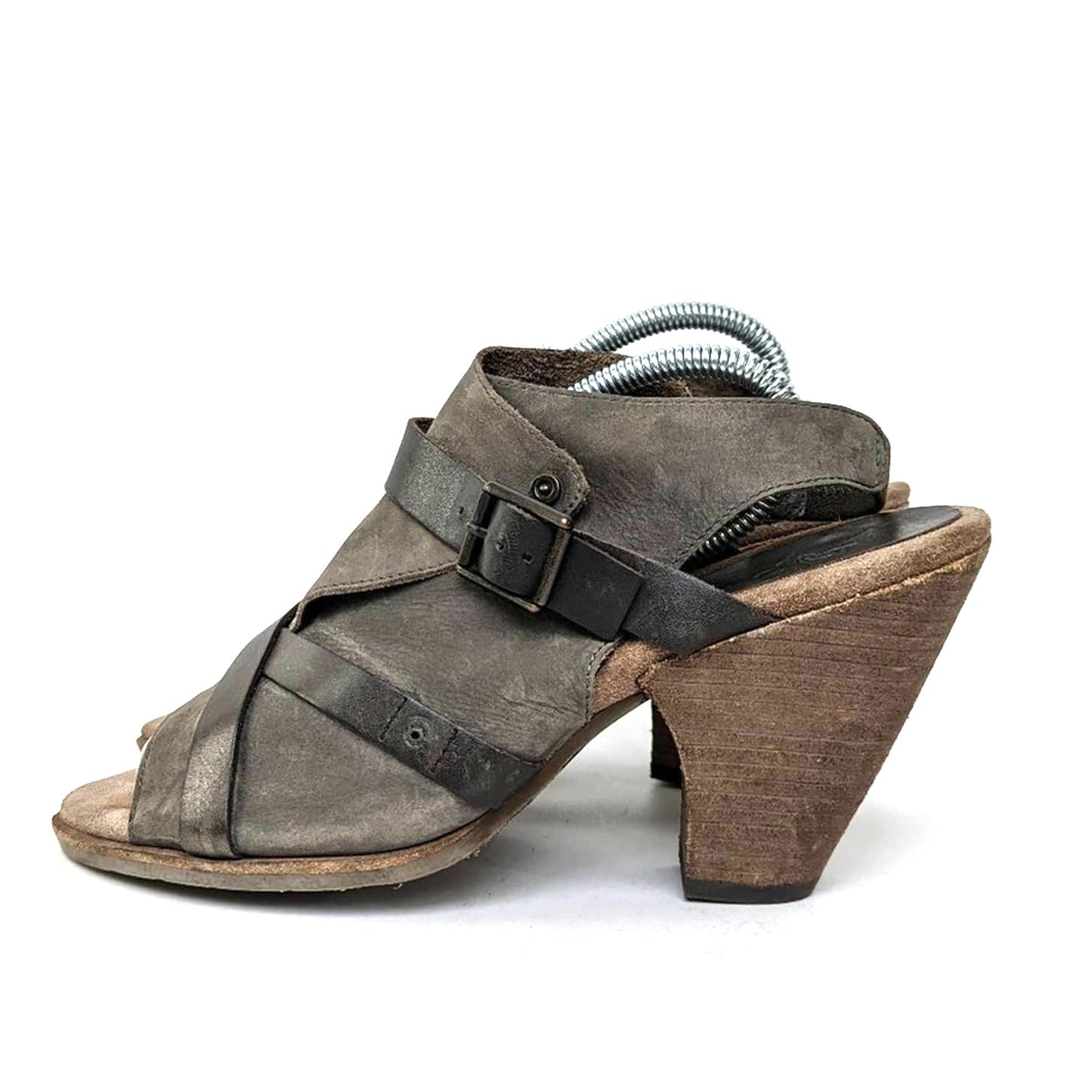 OTBT Delhi Slingback Leather Pump Sandals- 8